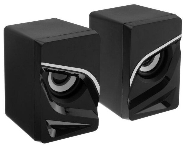 Компьютерные колонки 20 Qumo Rage AS005 10 Вт USB чёрные