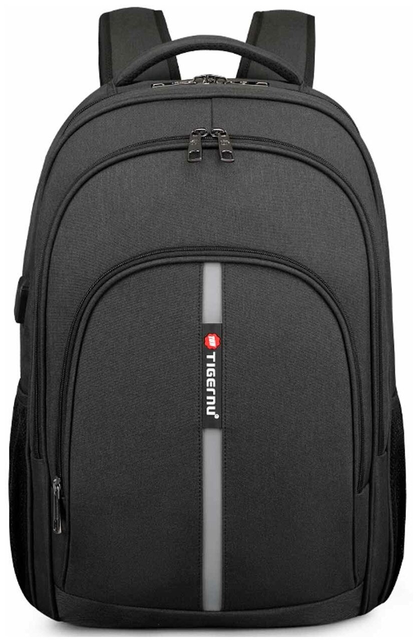Рюкзак с Usb, для ноутбука, Tigernu T-B3893 черный, 15.6" Tigernu 5601219