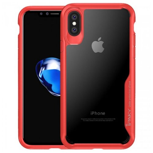 фото Ipaky luckcool чехол для iphone x / xs с цветными силиконовыми вставками