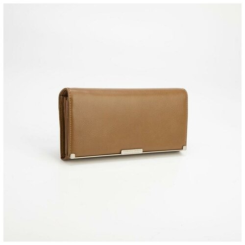 фото Кошелёк на магнитах, цвет коричневый