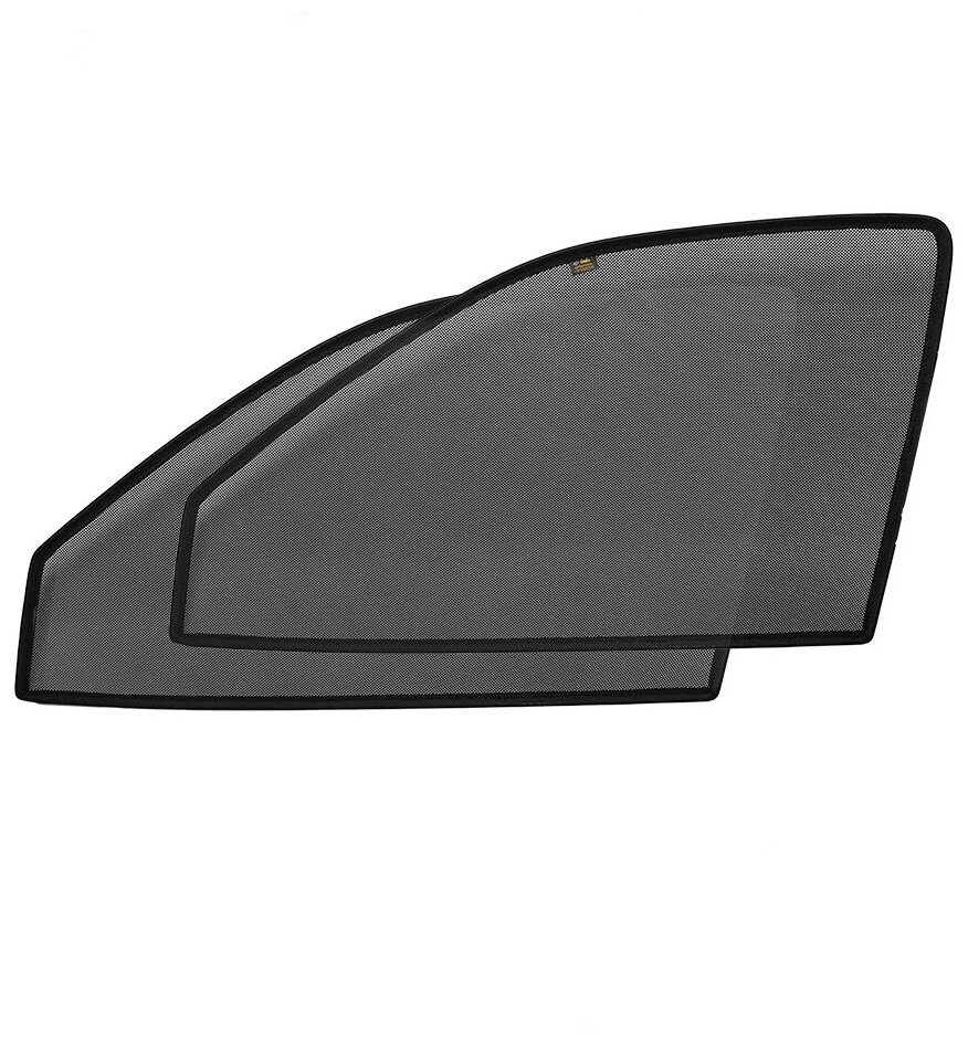 Каркасные солнцезащитные автошторки сетки москитные для Toyota Hilux /Тойота Хай Люкс 2015-н. в. на передние двери