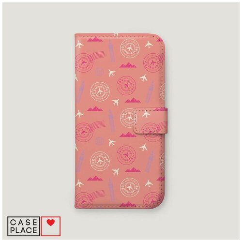 фото Чехол-книжка samsung galaxy m21 путешествия фон 9 book case place