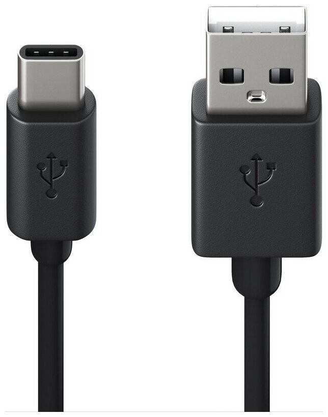 Комплект 2 штук, Кабель USB 2.0 - USB Type-C, М/М, 2 м, Red Line, чер, УТ000017102