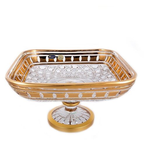 Ваза для фруктов 28 см н/н квадратная Mclassic 