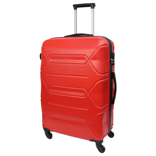 фото Чемодан, средний размер (м) 60 л, 64x42x24, съемные колеса, кодовый замок, цвет - красный top travel