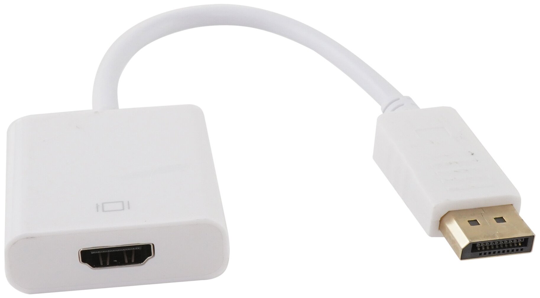 Переходник DisplayPort - HDMI белый (кабель)