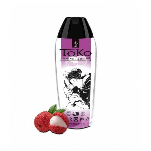 Shunga Интимный гель TOKO Lustful Litchee с ароматом личи - 165 мл. интимный гель toko cononut water с ароматом кокоса 165 мл