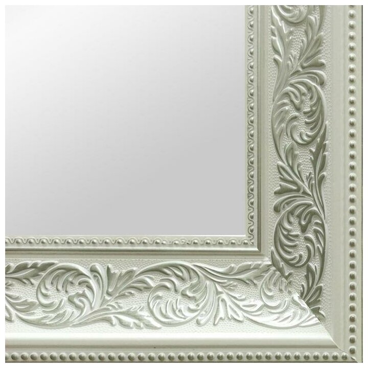 Зеркало «Престиж», настенное белое, 63×110 см 1595033