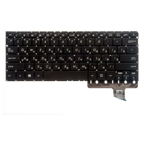 Клавиатура keyboard UX330-1 для ноутбука Asus UX330U UX330UA UX330CA UX330UA-FC078T черная с подсветкой 3767₽