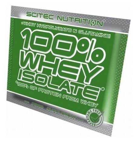Изолят протеина Scitec Nutrition 100% Whey Isolate (25 гр) (Клубника)
