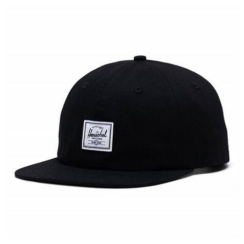 фото Кепка herschel whaler classic 6 panel размер one size, black