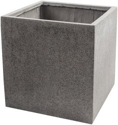 Кашпо Nobilis Marco Square (полистоун) Rock2-grey, 50х50хН50см