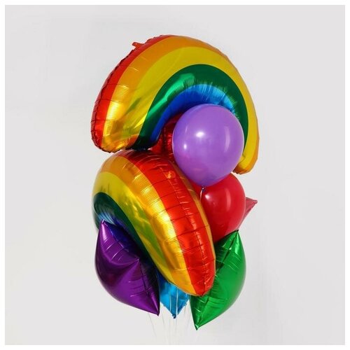 фото Букет из шаров «радужный праздник», набор страна карнавалия