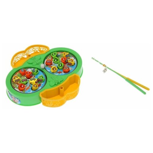 RAYDAY Рыбалка Бабочка 18 рыбок 2 удочки заводная микс в пакете 460₽