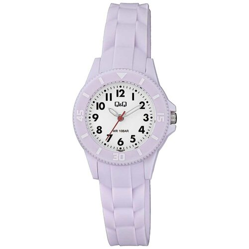 Наручные часы Q&Q Casual, фиолетовый, белый