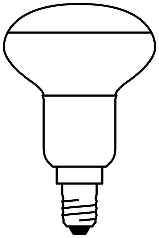 Светодиодная лампа OSRAM LED Value, R, E14, 400Лм, 5Вт, замена 40Вт, 3000К, теплый белый свет 4058075582514 - фотография № 3