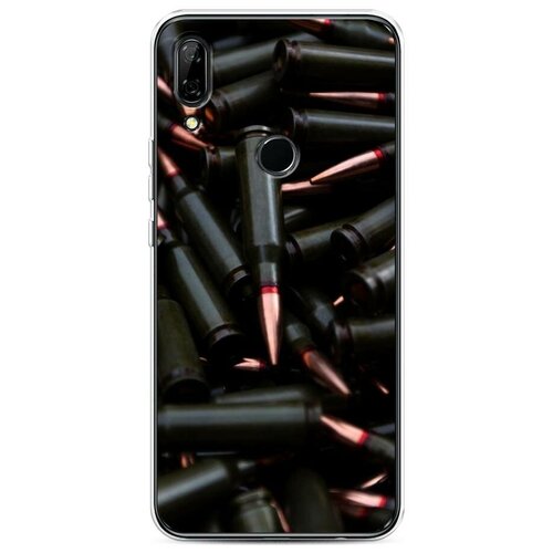фото Силиконовый чехол "пограничные войска черный" на huawei p smart z / хуавей п смарт z case place