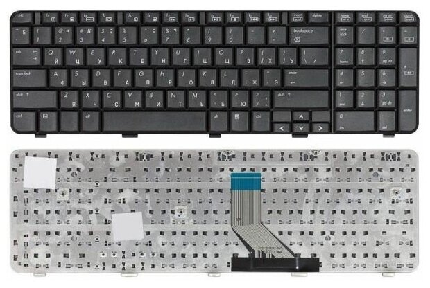 Клавиатура keyboard 0P7A для ноутбука HP Pavilion G71 Compaq Presario CQ71 черная 1733₽