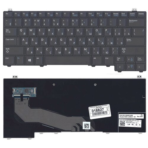 Клавиатура для ноутбука Dell PK130WQ3A13 черная 1900₽