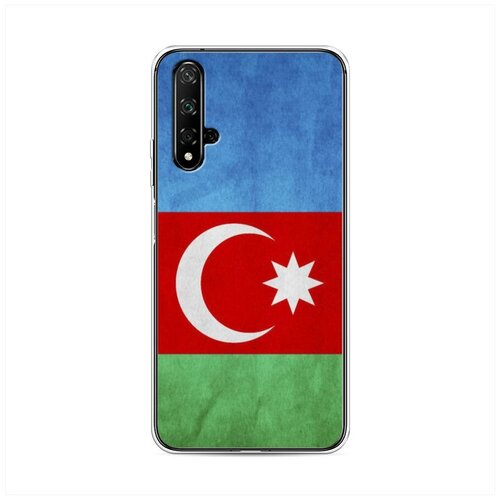 фото Силиконовый чехол "флаг азербайджана" на honor 20 / хонор 20 case place