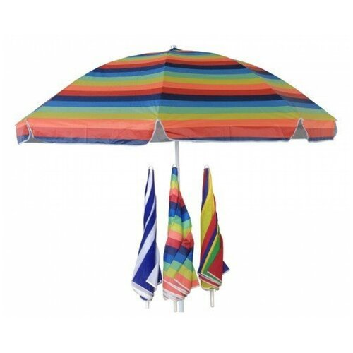 Зонт 2,0м разноцветный 2 части арт.WRU051 Garden story кровати двуспальные 2000х2000 мм