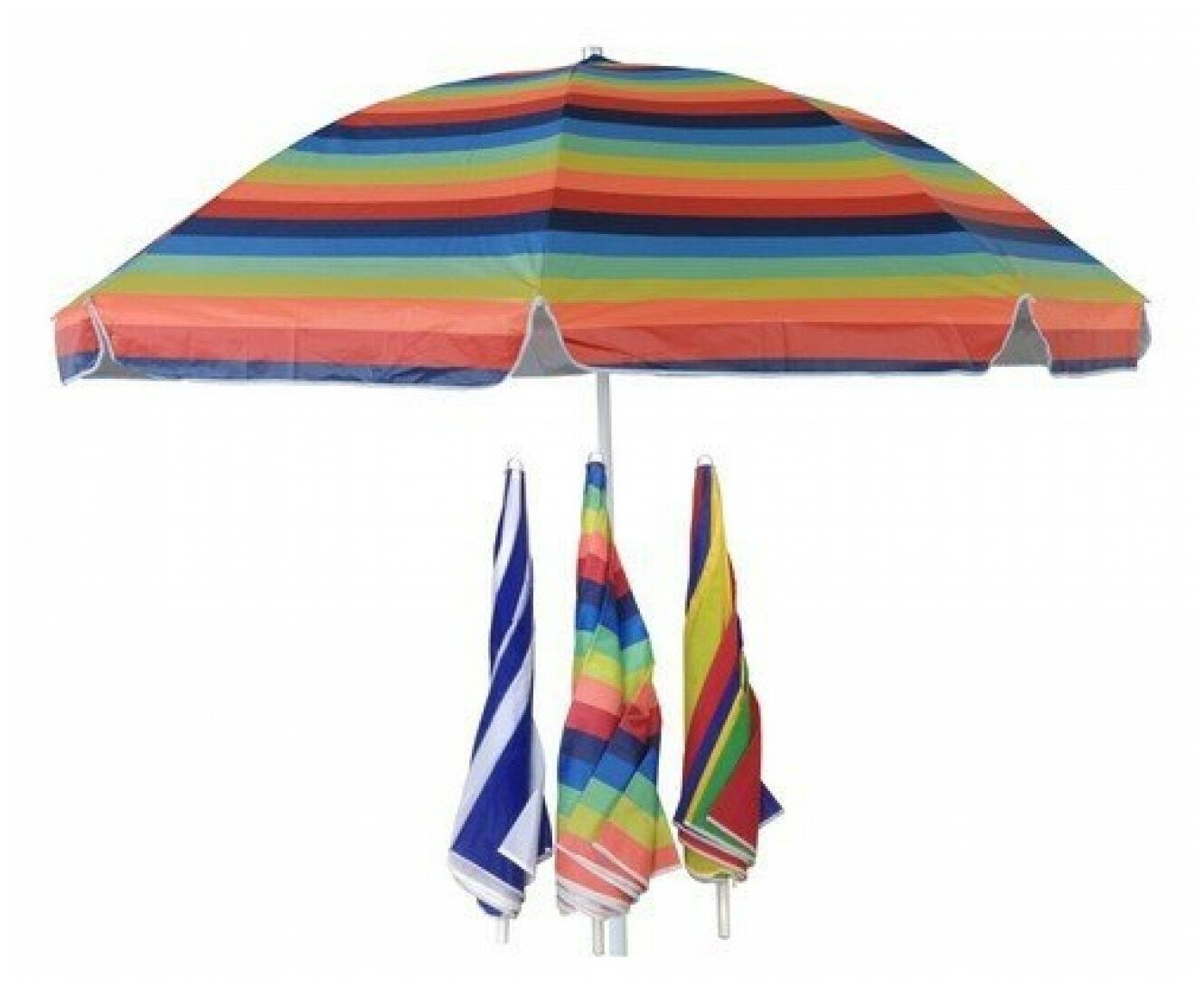 Зонт Garden Story мебельторг 2,0м разноцветный 2 части арт.WRU051