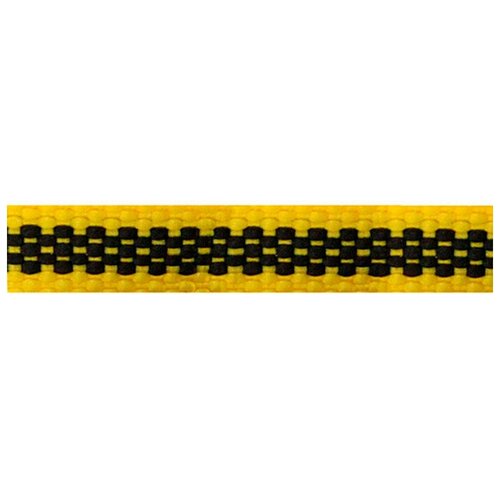 Поводок Saival Premium Цветной край 25мм, 10м, жёлтые края