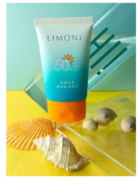 LIMONI Солнцезащитный крем-гель для лица и тела увлажняющий SPF 50+, Корея 50 мл - фотография № 9