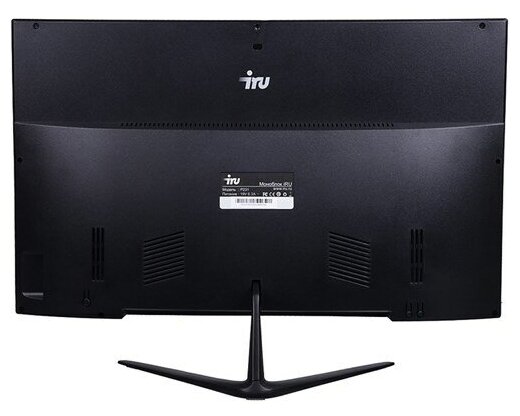 Моноблок iRU Office P2315 1551534 Intel Core i5 10400 29 GHz - 43 GHz 8192 Mb 240 Gb SSD 238 Full HD 1920x1080 DVD нет Intel UHD Graphics 630 120W Windows 10 Professional черный 60 кг 1551534