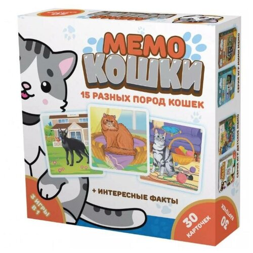 Развивающая игра Мемо Кошки 8344