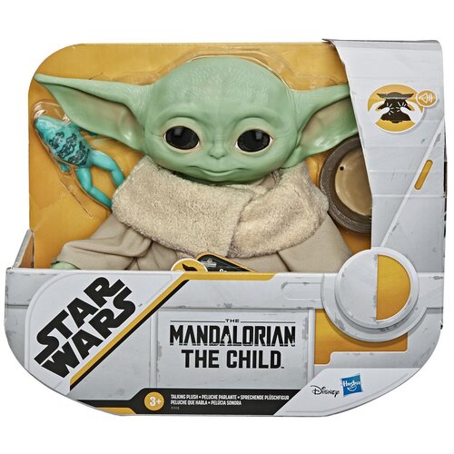 Купить Фигурка Hasbro Star Wars: Mandalorian - The Child Talking Plush F1115, 19 см