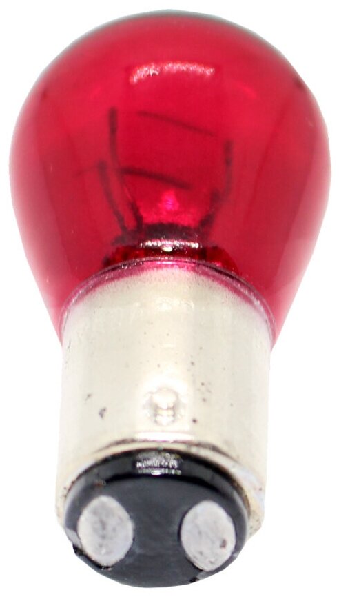 Лампа 12Vx21/5W цокольная красная 1 штука