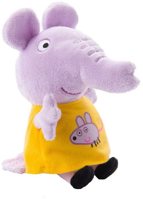 Мягкая игрушка РОСМЭН Peppa pig Эмили с мышкой, 20 см, розовый/желтый