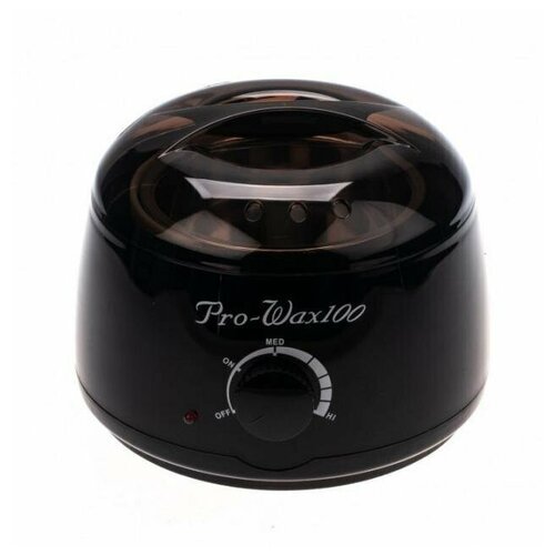 Pro wax 100 Воскоплав баночный/Воскоплав для депиляции/Разогреватель воска/Нагреватель для воска(пасты для депиляции с термостатом) 400 мл