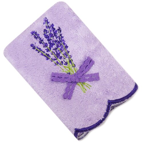 фото Полотенце лаванда сиреневое бамбук 70%/тенсель 30%, 70х140, сиреневый tana