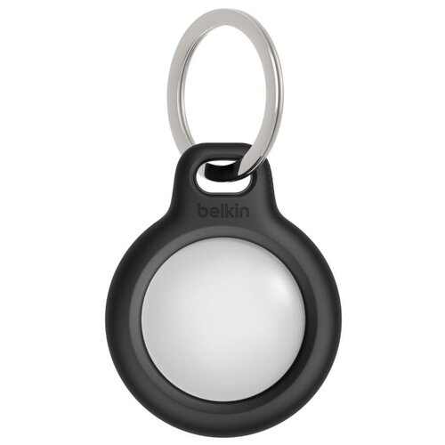 фото Держатель с кольцом belkin secure holder key ring (f8w973btblk) для apple airtag (black)