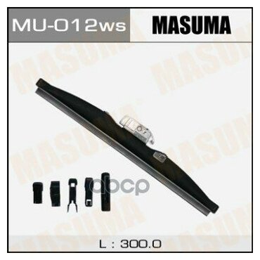 Mu-012ws_щетка Зимняя! 300mm Под Крючок Оптимум Masuma арт. MU012WS