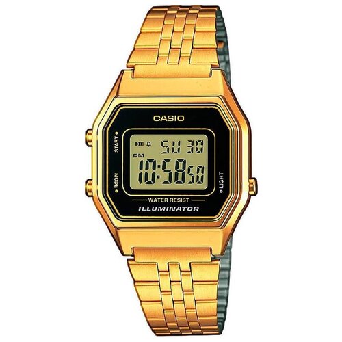 Наручные часы CASIO Vintage LA680WEGA-1E, золотой, серебряный наручные часы casio la680wega 1er