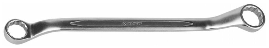 Накидной гаечный ключ изогнутый 14 x 15 мм, ЗУБР - фотография № 3