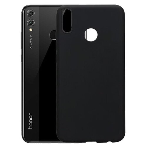 фото Матовый чехол mattecover для huawei honor 8x силиконовый черный