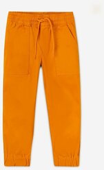 Оранжевые джинсы Jogger для мальчика Gloria Jeans, размер 7-8л/128