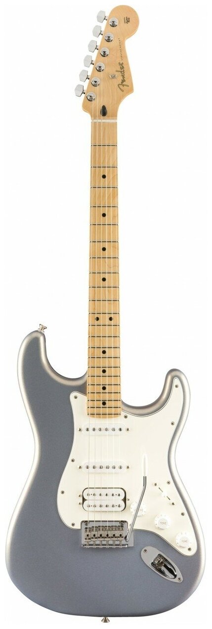 Fender Player Stratocaster® HSS, Maple Fingerboard, Silver электрогитара, цвет серый