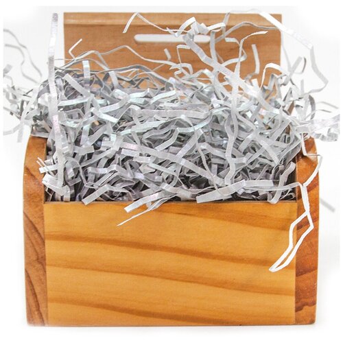 фото Наполнитель бумажный серебро, металлик, 50 г. дон баллон