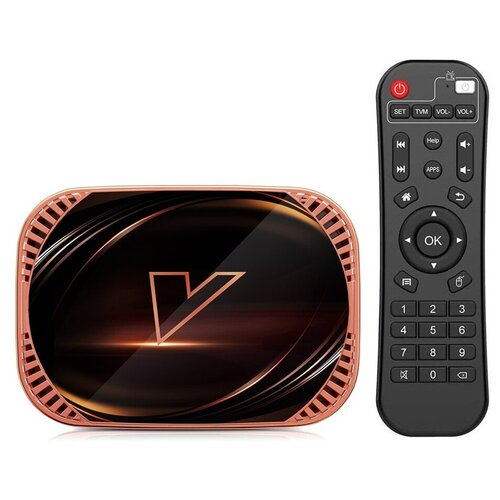 Android TV приставка Vontar X4 4/32Гб vontar x2 4gb 32gb android 11 0 amlogic s905w2 медиаплеер телевизионная приставка