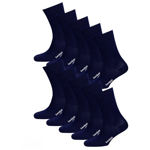 фото Мужские носки status, 10 пар, классические, размер 45-46, синий