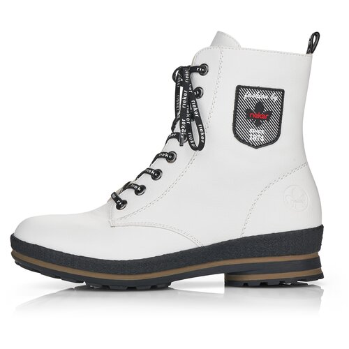 фото Ботинки rieker женские зимние, размер 40, цвет белый, артикул z2410-80