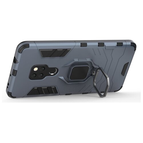 фото Противоударный чехол с кольцом panther case для huawei mate 20 black panther