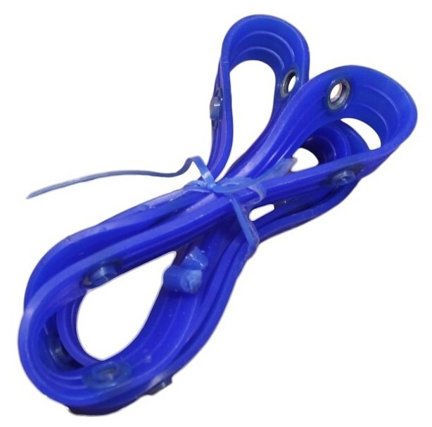 фото Прокладка поддона масляного ГАЗ, УАЗ (ЗМЗ 405, 406) с металл. шайбами силикон синий - БалаковоЗапчасть арт. 406-1009070