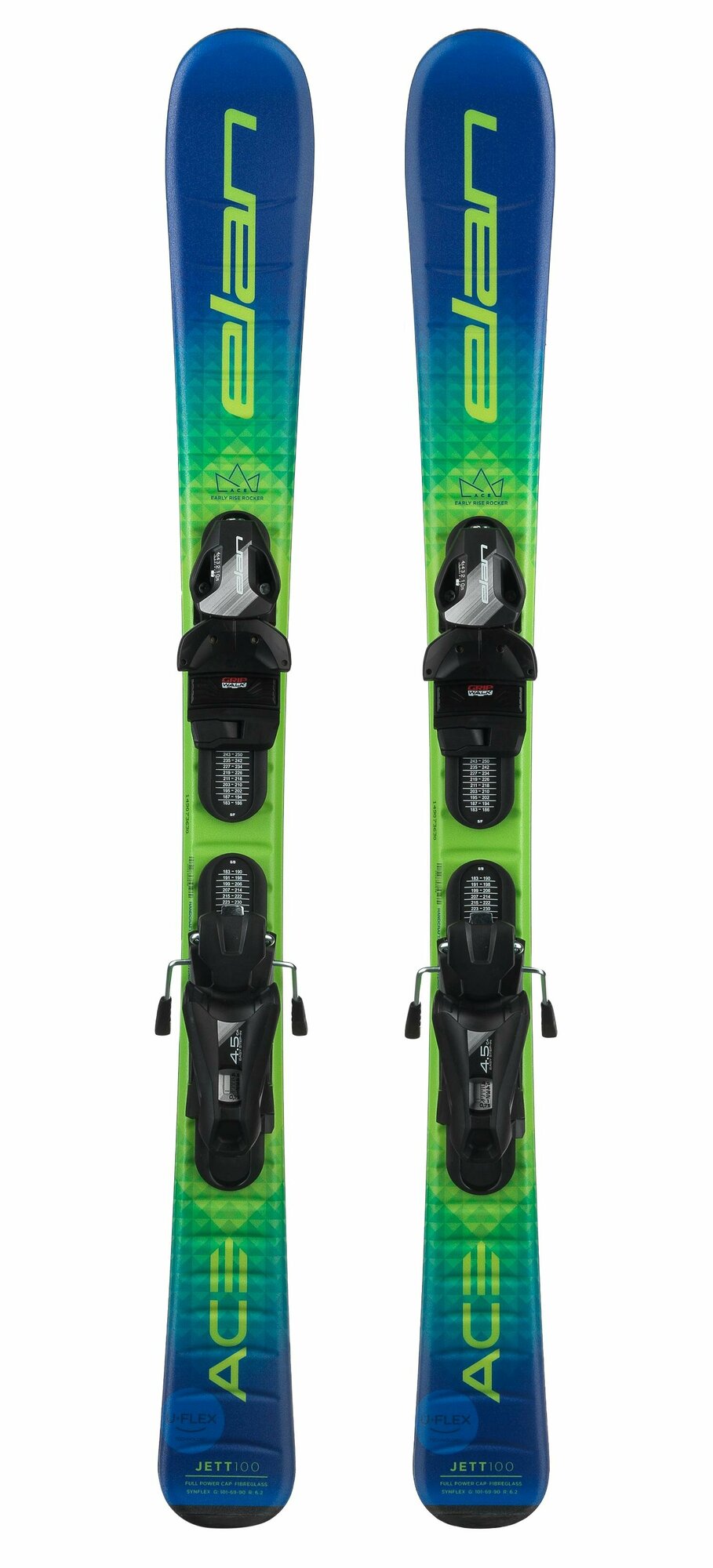 Горные лыжи с креплениями ELAN 2023-24 Jett Jrs 70-90 + El 4.5 Shift (см:70)