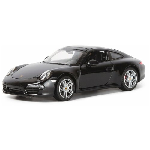 Легковой автомобиль Rastar Porsche 911 Carrera S (56200) 1:24, 23 см, черный легковой автомобиль rastar porsche 911 carrera s 47700 1 12 34 см черный